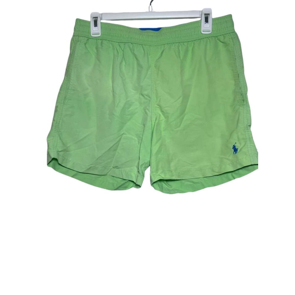 Polo Ralph Lauren Swim Trunk Short Men's Small Green Outdoors Classic Drawstring